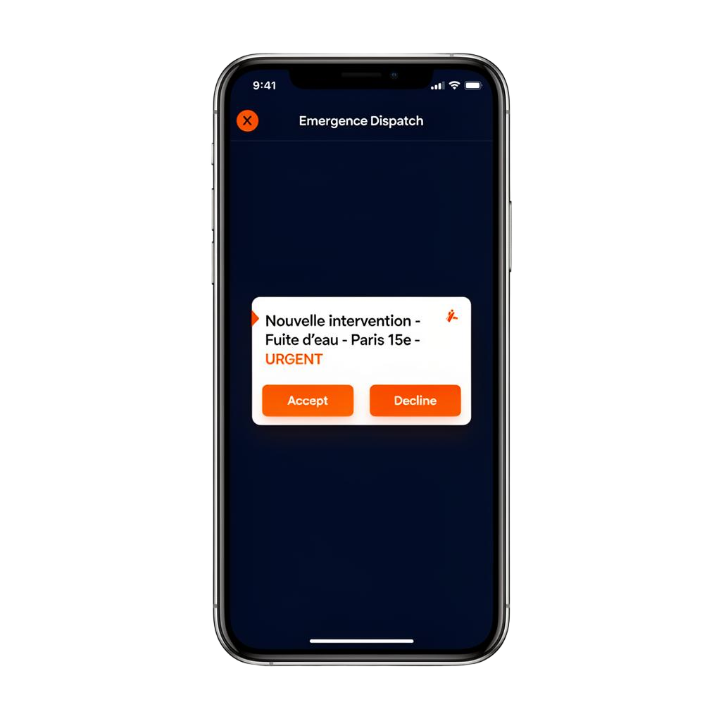 Urgences Dépannages - Dispatch intelligent pour techniciens